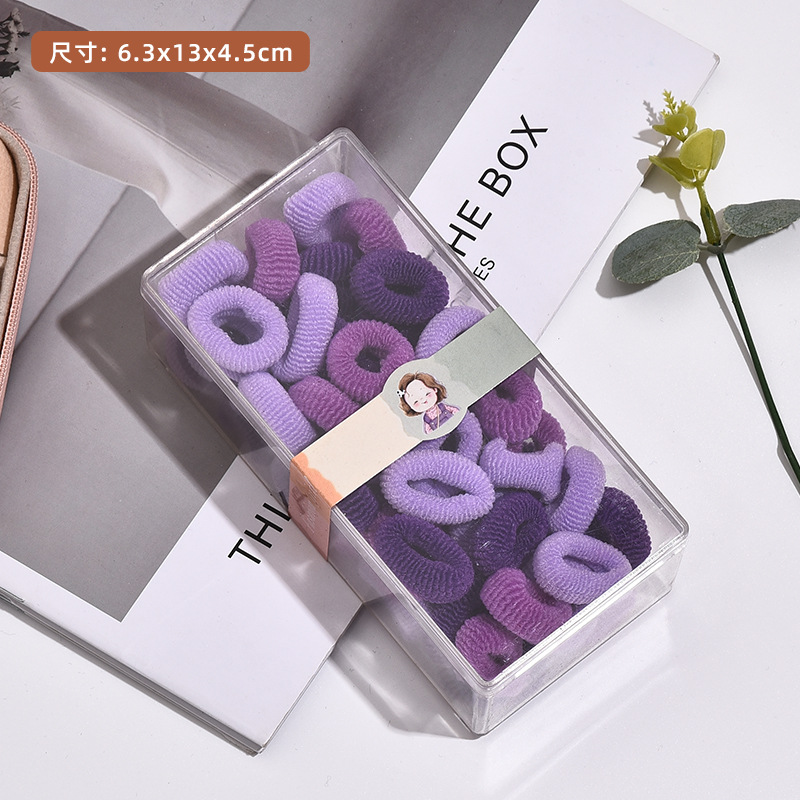 Caja de círculo gordo morado
