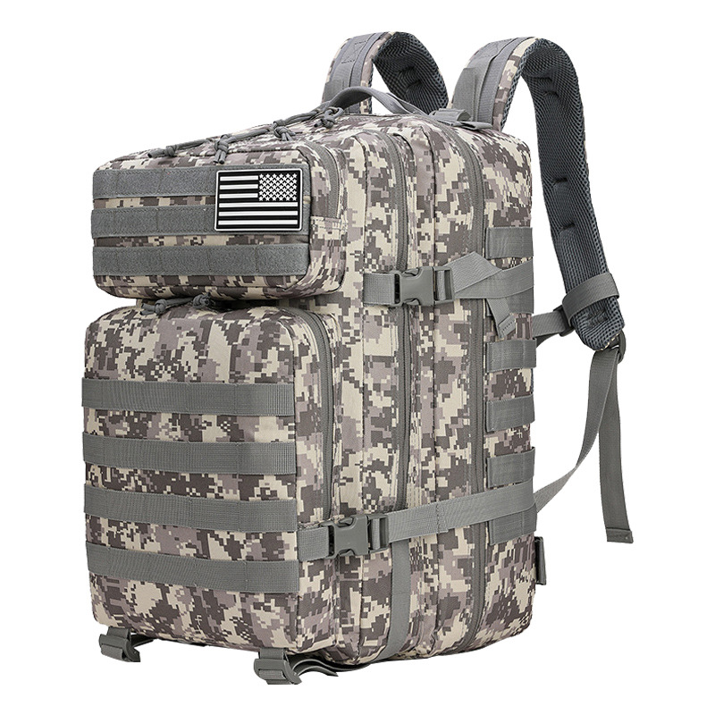 Mochila Táctica para Exteriores 3P de Tela Oxford Resistente al Desgaste