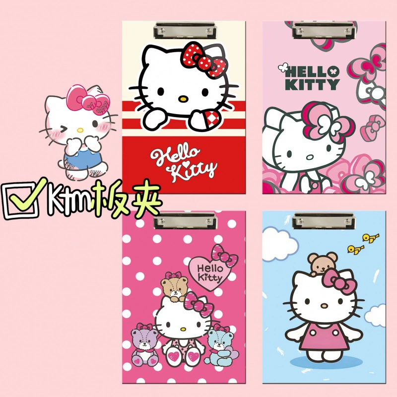 A4 Cartoon Student Board Facial High value Writing hard pad file File Paper Family Ploves Large Board Packing wholesale