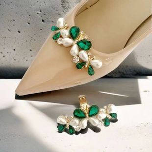 New High Heels Shoe Buckle Shoe Accessories Toe Upper Shoe Buckle Shoe Accessories Internet Celebrant Elegant High Heels Shoe Accessories