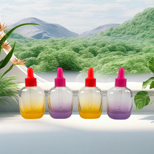 30ml厂家供应精油分装空瓶精华紧致毛孔精华液椭圆滴管玻璃瓶加工