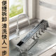 Knife Holder Carbon Steel Wall-mounted Punch-free Kitchen Multifunctional Kitchen Knife Holder Knife Chopsticks Cage Integrated Storage Rack