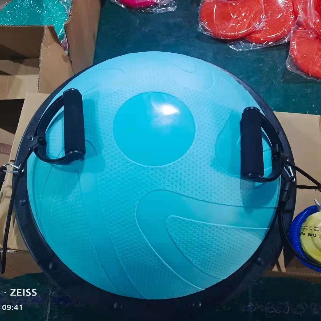 58cm Bola de explosión de yoga hemisferio de yoga especial Bola de equilibrio hemisferio Pilates Fitness Bola de velocidad de onda hemisferio fabricante