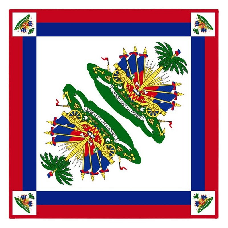 Cross-Border Hot-Selling Bandana Cotton Turban Flag Square Scarf Magic Outdoor Deformation Insect Pattern Hip-Hop Square Scarf Customized