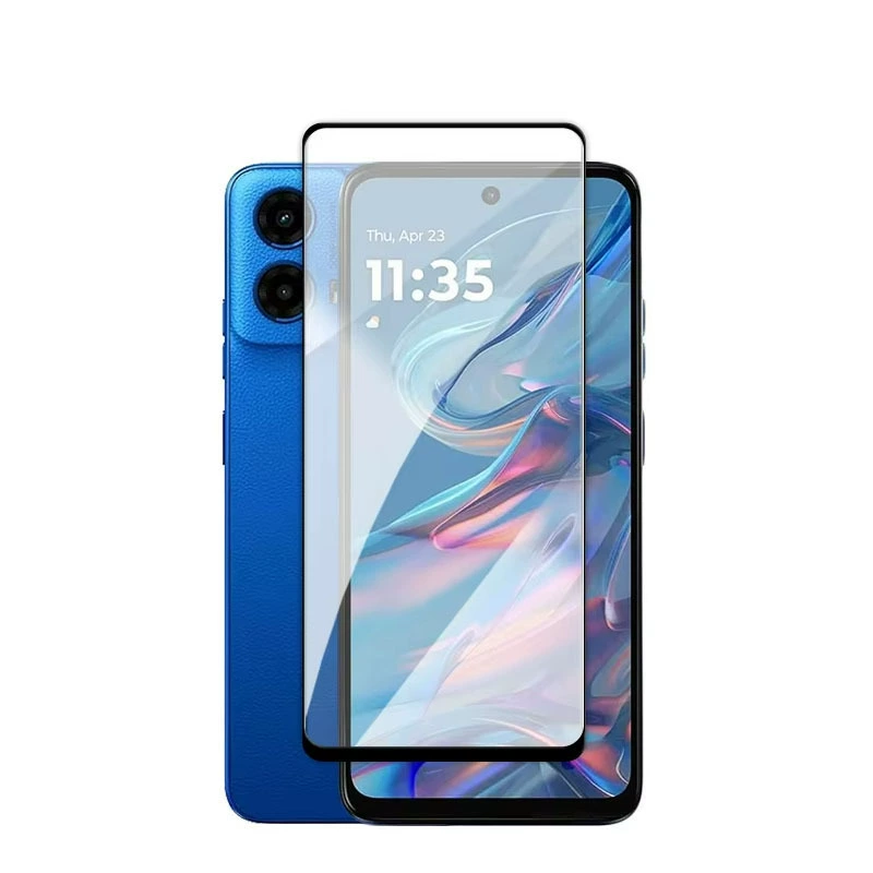 Подходит для moto g45, высоко­чётная закалённая плёнка, motog15, высокоалюминиевая белая плёнка g15, защита экрана power прозрачная g05, передняя плёнка для мобильного
