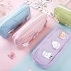 Capacious cartoon pencil case, fresh organizer bag for elementary school students, Korean style, wholesale