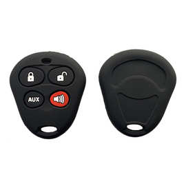 钥匙包适用于美系Viper EZSDEI474V遥控钥匙壳汽车钥匙硅胶保护套