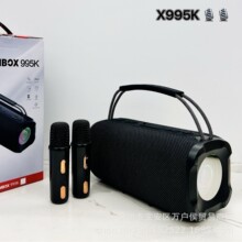 X995K歌音响一体麦克风ktv户外便携式卡拉OK家用无线蓝牙全民k歌