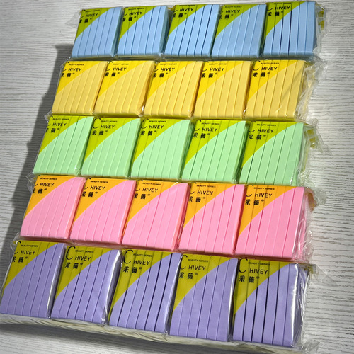 Caiwei compression strips factory direct sales seaweed facial puff 12 sponge puffs soaked in water to enlarge compression strips face wash puff