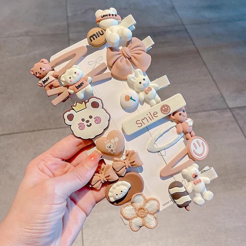 Horquilla para el cabello roto, horquilla para niñas y niños, bebé, princesa, accesorios para el cabello para niñas, clip de flequillo lindo, tocado para niñas