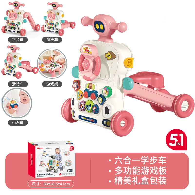 5 in 1/핑크/영어 색상 상자