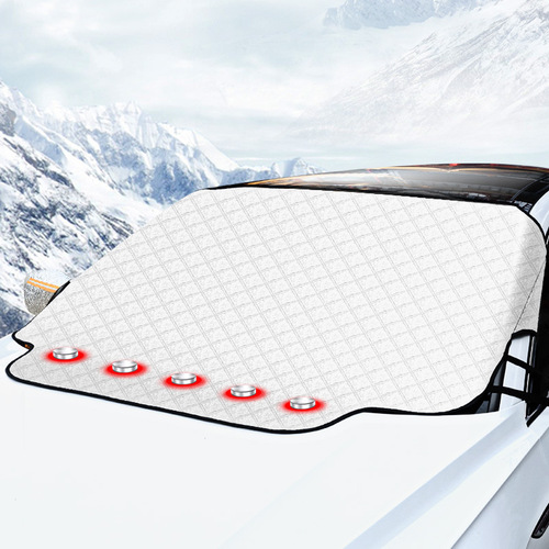 Car snow shield, magnetic anti-frost, anti-freeze and anti-snow cover, sun visor, sun protection and heat insulation car clothing, car winter snow shield