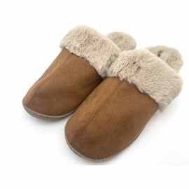 出口外贸欧美时尚毛绒家居侧缝室内外拖鞋现货