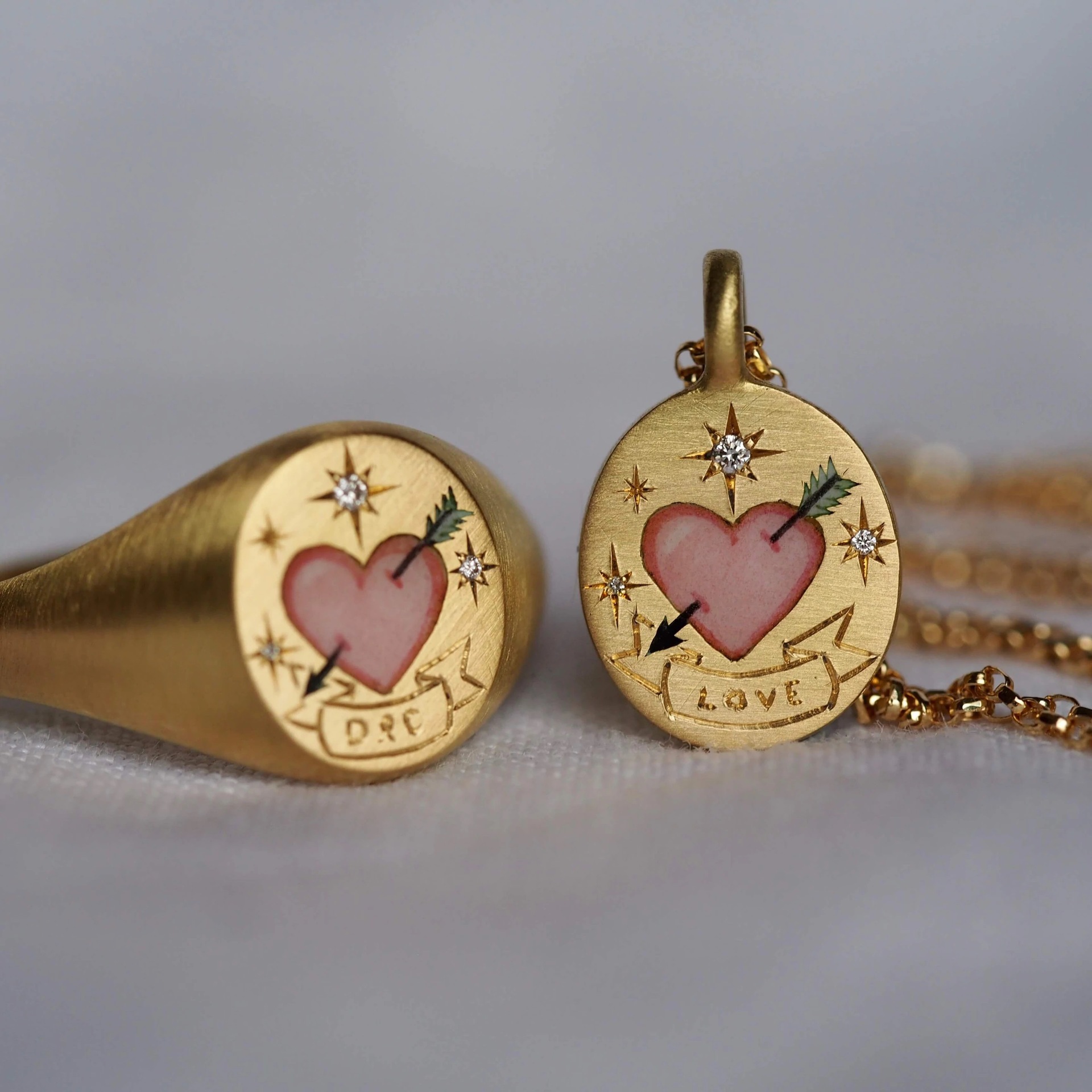 Pendant Necklace Classification cable chain Chain Type Fashion Heart Shape Flower Stainless Steel Titanium Steel Plating Inlay Artificial Diamond Pendant Necklace 1 Piece
