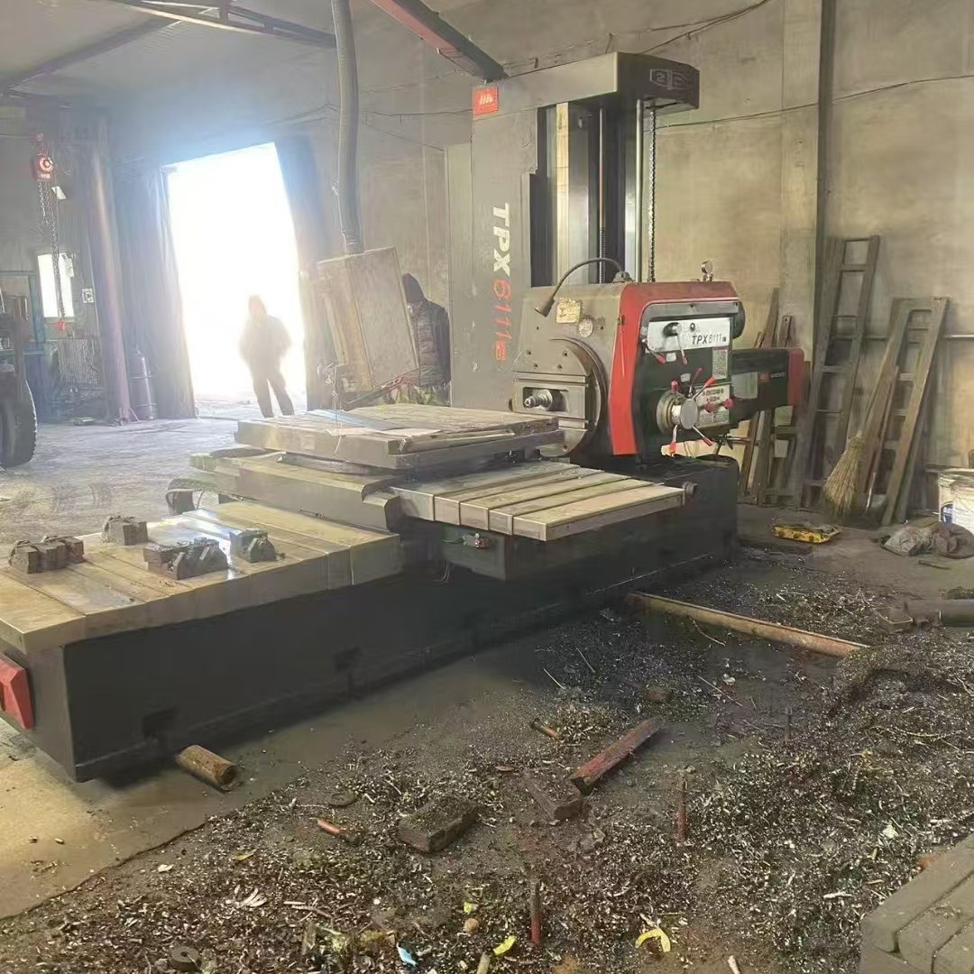 处理二手中捷TPX6111B卧式铣镗床主轴轴向抗力:12250N