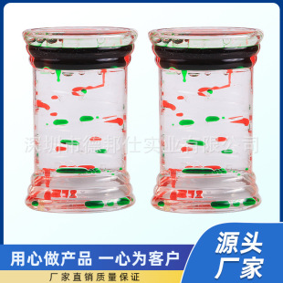 Creative Water Drop Hourglass Timer Desk Oil Drip Ornaments High-End Decompression Toys Business Gifts