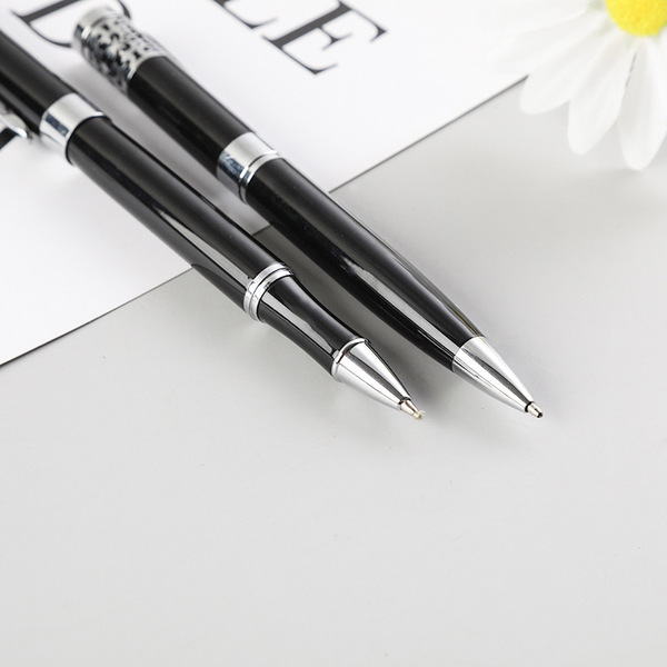 Black rollerball pen