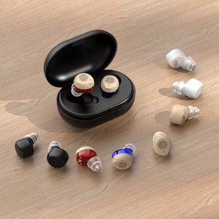 Cross-Border Cic Noise Reduction Hearing Aid for the Elderly Charging Sound Amplifier Hearing Aid Hearing Aid Accessories Wholesale