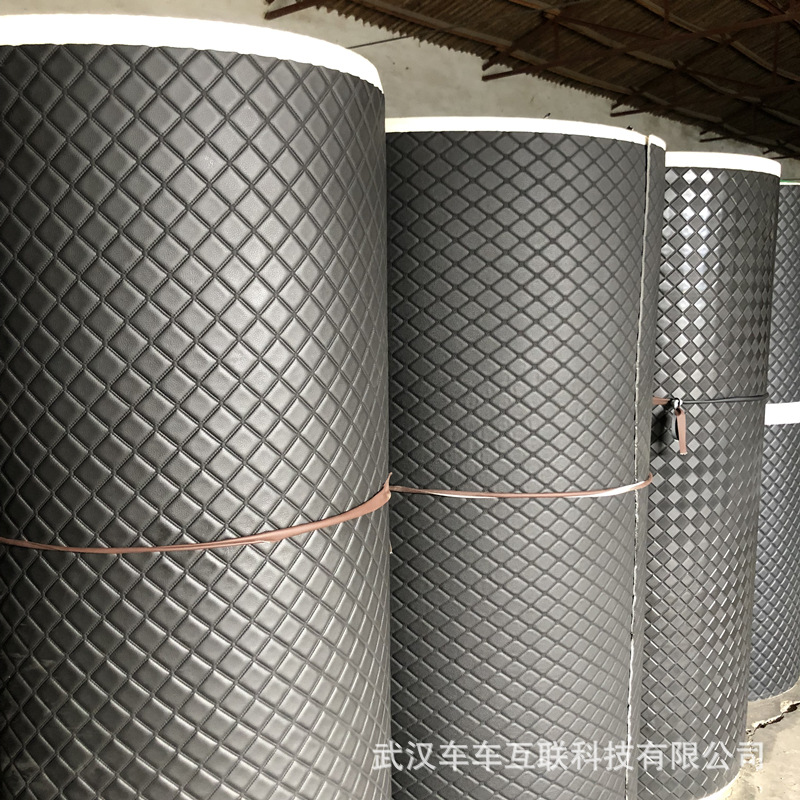 特价汽车脚垫料后舱垫料全包围拼接脚垫卷材后备箱垫原材料厂家