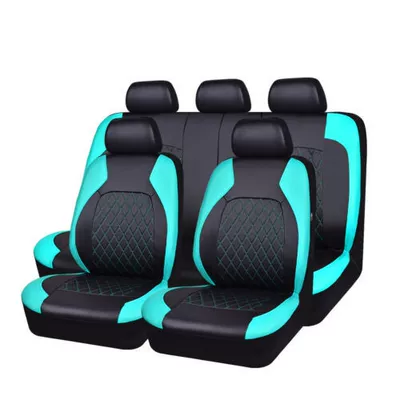 America, Universal seat cover - turquoise-2-piece-set-single-seat-in-front-row