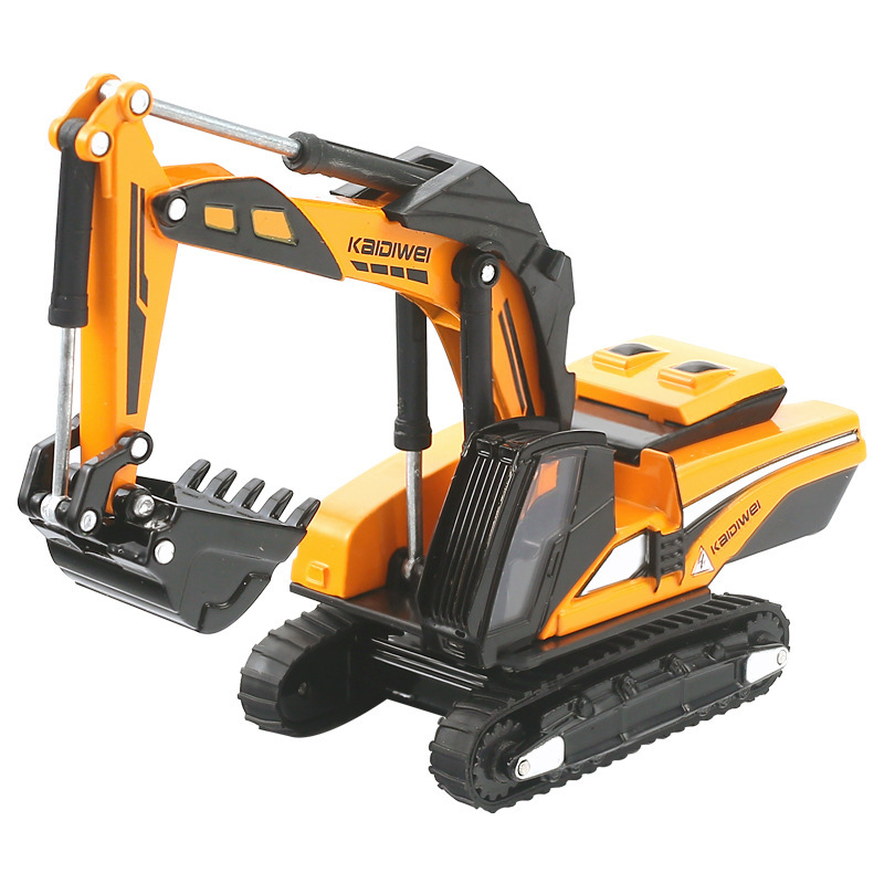 Kaidiwei Alloy Vehículo de ingeniería Modelo Excavadora Camión de bomberos Carretilla elevadora Juguete para niños Coche Suministro directo transfronterizo al por mayor