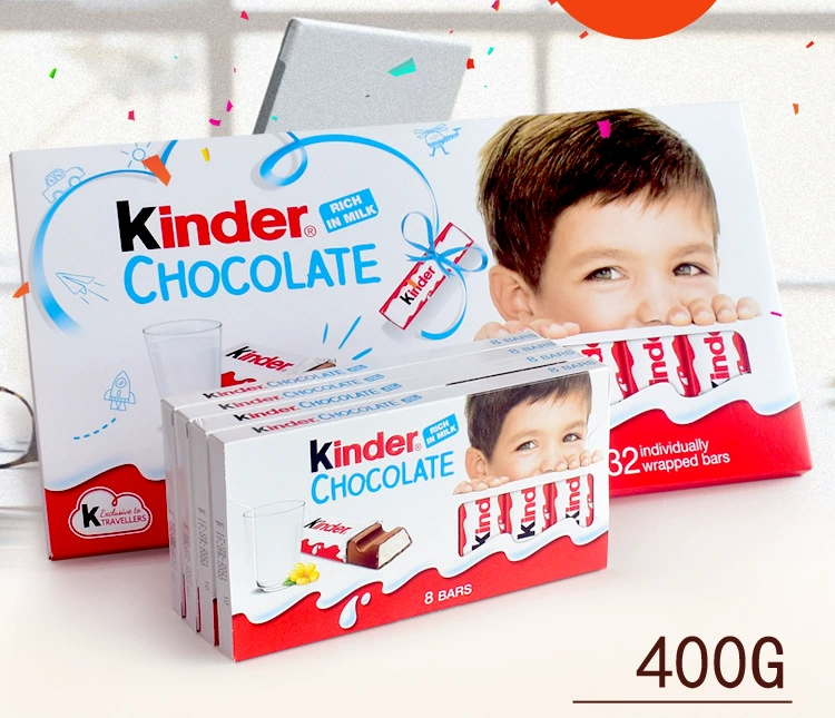 [Оптовый импорт Kinder молочный шоколад детские праздники шоколадная коробка T4T8]