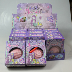 新款DIY手工挖掘玩具考古盲盒兒童探索寶藏美人魚跨境益智玩具