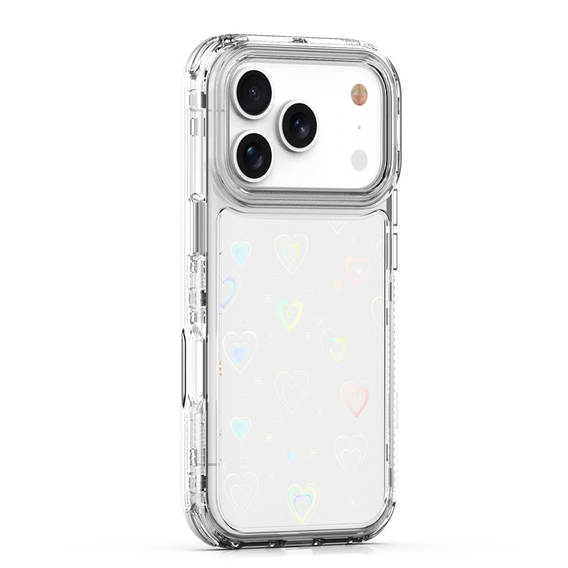 新款使用iPhone17 Pro Max透明手机壳XS Max炫影亚克力四角防摔壳