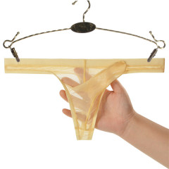 Junye men's underwear ultra-thin mesh transparent thong elephant trunk bullet separation breathable naked men's underwear