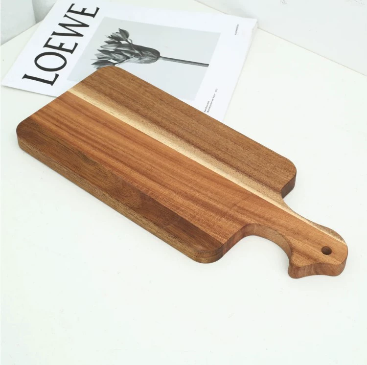 Акциялар Solid Wood Pizza Stupid Wooden Bid Steak Steak Restaurant Bread Plate Western Card House House Wood Stupid