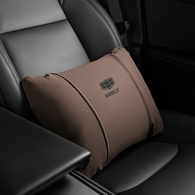 吉利ヘッドレストと腰クッションに適しています Xingyue L Emgrand L Binrui Vision Booyou 車のネックピローと車の腰サポート|undefined