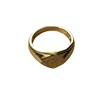 Fashionable copper ring, European style, simple and elegant design, 750 sample gold, wholesale