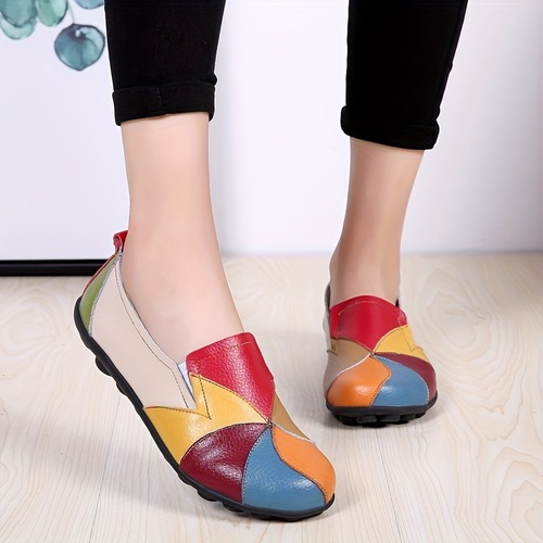Fall Fashion, PLUS Size Women'S Loafers - Colorful
