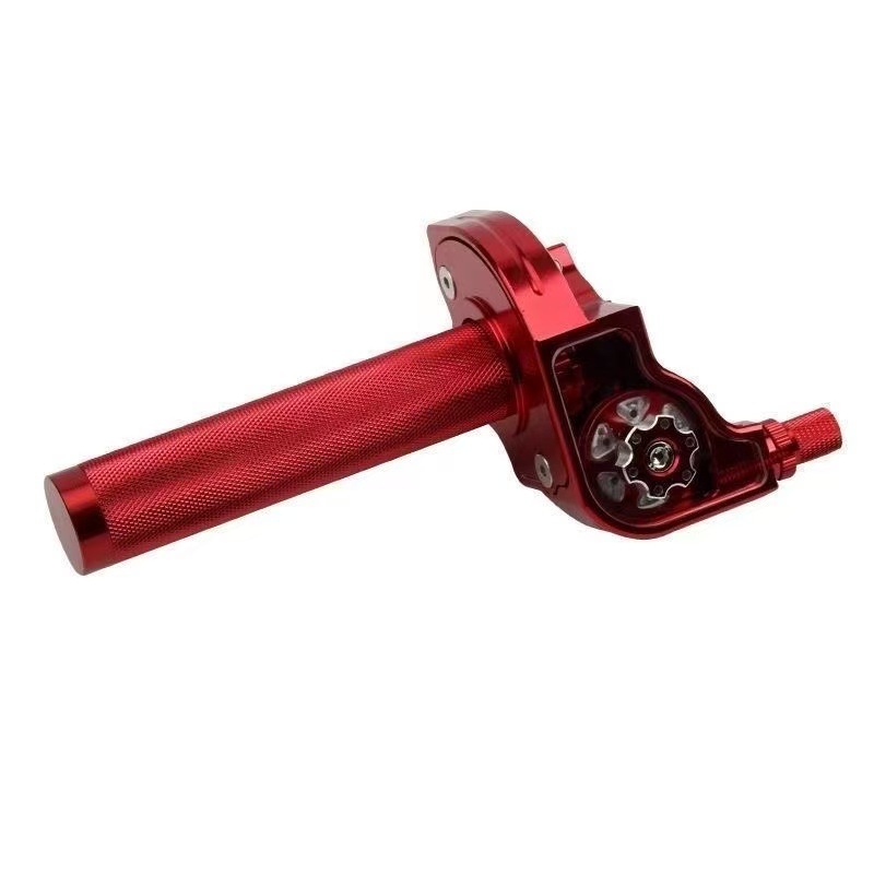 New off-road motorcycle throttle handle with visible throttle, CNC Gatling third-generation twist throttle, cross-border supply