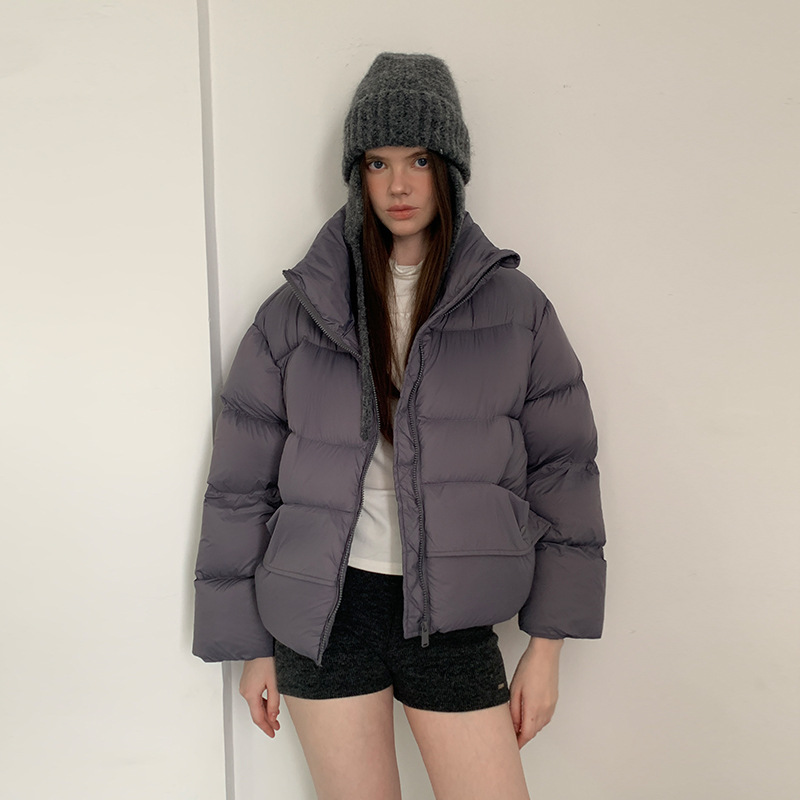 【Clearance Sale No Returns or Exchanges】Moxi Women's Stand Collar Cloud Fluffy down Jacket Puffer Coat