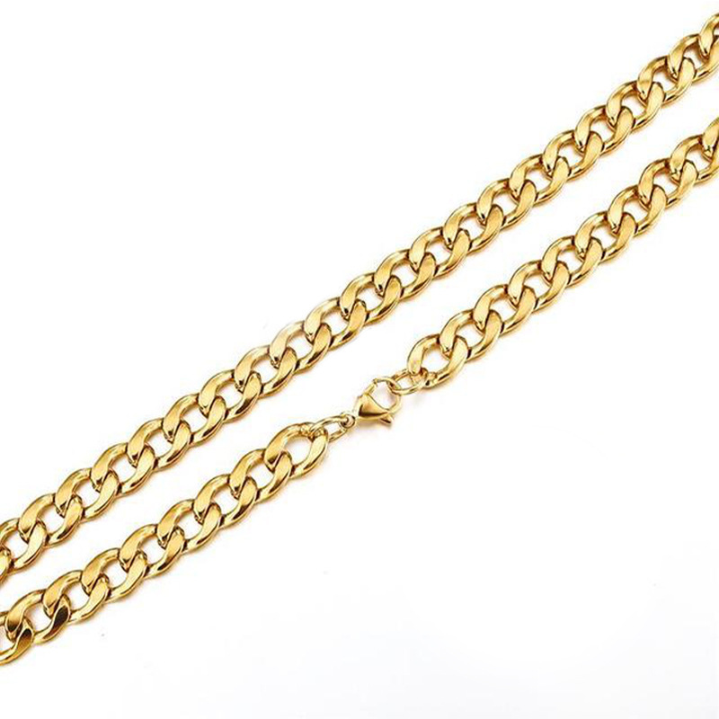 Simple Style Streetwear Geometric Titanium Steel Plating Unisex Necklace Men Necklace Sets display picture 17