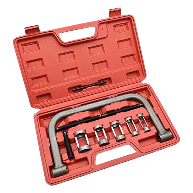 Компрессор пружин клапанов, набор из 11 предметов, плоскогубцы для клапанов, плоскогубцы для клапанов, инструмент для разборки и сборки клапанов, плоскогубцы