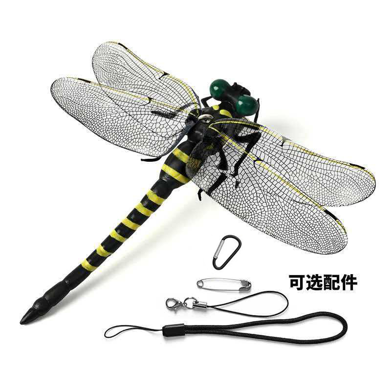 Exportado a Japón Repelente de mosquitos al aire libre simulación modelo de libélula grande artefacto repelente de mosquitos juguete transfronterizo-longitud de ala 12 cm