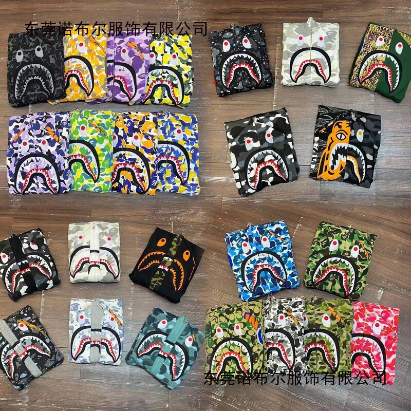 Trendy Brand Bape Shark Camouflage Zipper Hoodie for Men and Women, Couple Style, Loose Fit, Pure Fashion, Fleece-Lined, Hooded Zip-Up Jacket for Men Trendy Brand Bape Shark Camouflage Zipper Hoodie for Men and Women, Couple Style, Loose Fit, Pure Fashion, Fleece-Lined, Hooded Zip-Up Jacket for Men