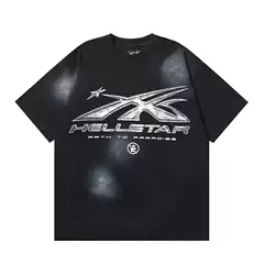 Hellstar Vintage Washed Retro Graphic T-Shirt