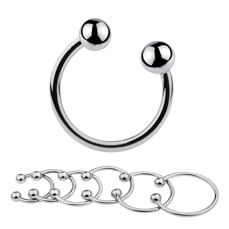 Sex Toys for Men Sm Metal Penis Ring Metal Semen Locking Ring Jj Double Bead Ring C Ring Penis Ring Penis Condom Sex Toys for Men Sm Metal Penis Ring Metal Semen Locking Ring Jj Double Bead Ring C Ring Penis Ring Penis Condom
