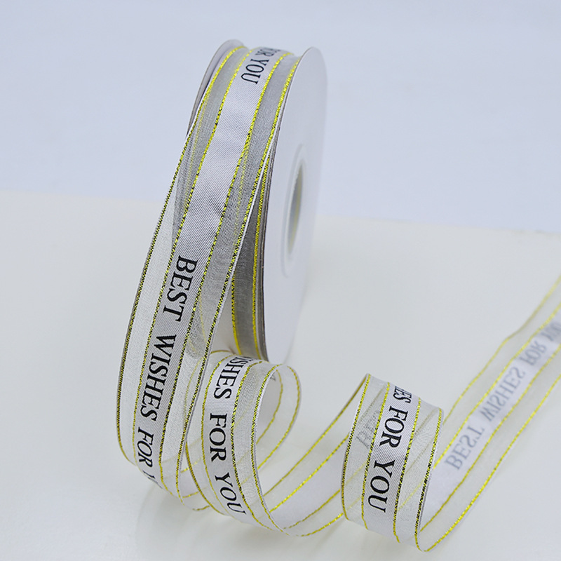 Phnom Penh Satin Mejor pastel horneado envasado de flores coreano cinta de nieve caja de regalo cinta de color