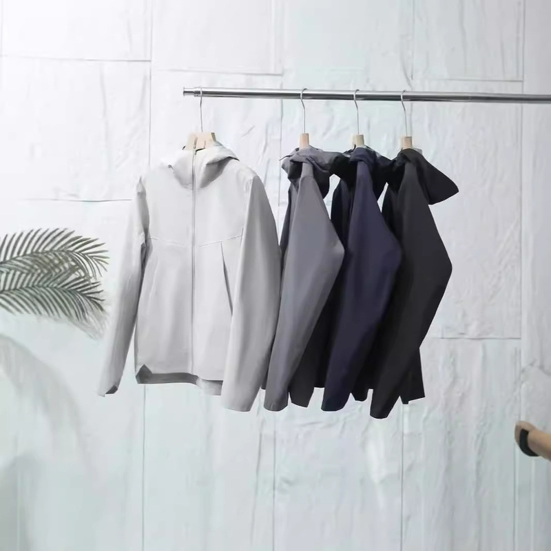 Spring and Autumn Men's Jacket Three-Dimensional Cutting 3L Composite Waterproof Business Edition Noise Reduction Surface Fabric Lightweight Comfortable Jacket