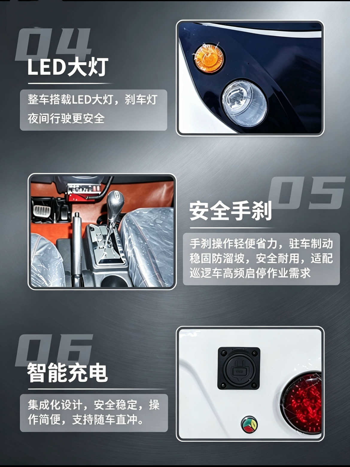 6-Seater Golf Cart, Hotel Resort Shuttle Bus, Real Estate Property Viewing Vehicle, Property Park Electric Golf Cart
