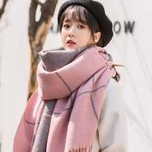 围巾女冬季新款女学生韩版ins风高颜值围脖可爱少女加厚保暖