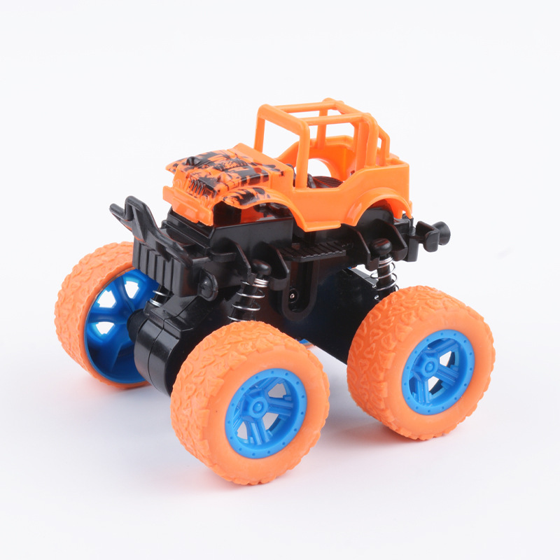Niños inercia cuatro tracciones vehículo todoterreno al por mayor niño coche de acrobacias modelo de simulación de caída coche de juguete pequeño regalo