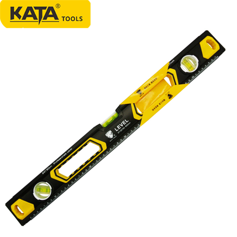 锴达KATA一级精度水平尺600mm铝合金 强磁加厚测量工具KT2015A600