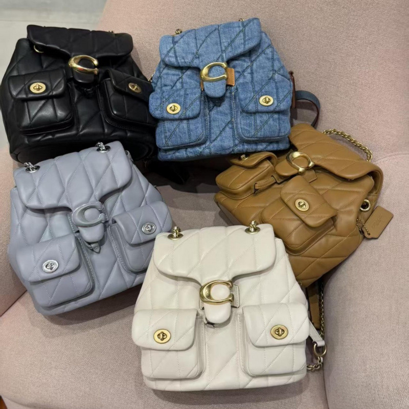 Coach C Brand Outlet Tabby Quilted Backpack, Chanel-Style Double-Shoulder Bag, Fashionable Commuter Crossbody Single-Shoulder Handbag for Women Coach C Brand Outlet Tabby Quilted Backpack, Chanel-Style Double-Shoulder Bag, Fashionable Commuter Crossbody Single-Shoulder Handbag for Women