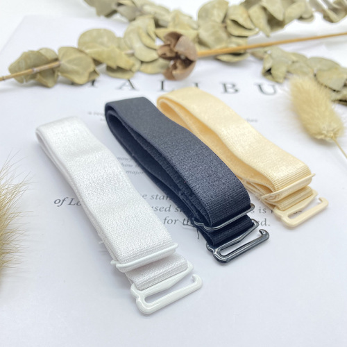 Manufacturer wholesale underwear accessories 18MM extended shoulder straps bra fixed extension buckle sports shoulder straps OPP packaging