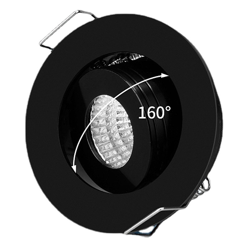 Mini led ultrafino pequeño foco 1W3W vatios techo oculto downlight vitrero vitrino lámpara de gabinete de vino agujero abierto 4-4,5 cm